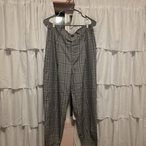 Wild Fable Gray Plaid Trousers